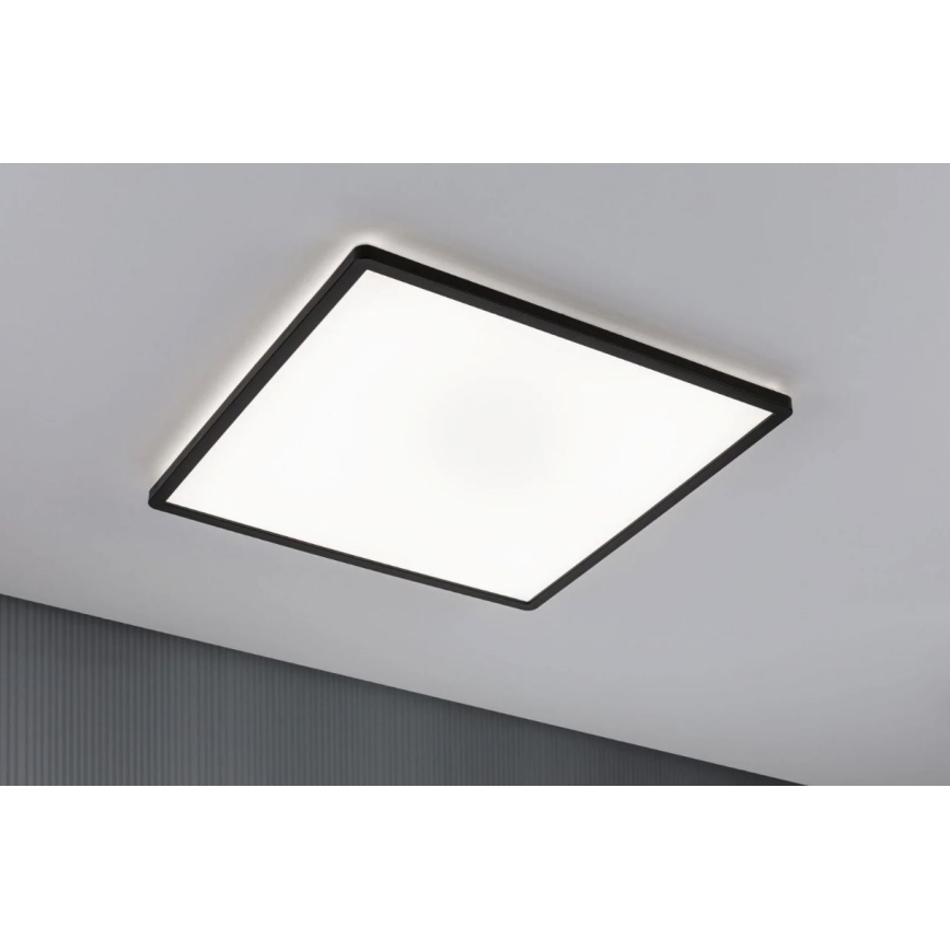 Paulmann 71016 - LED/22W Панель с регулированием яркости ATRIA 230V 4000K 42x42 см черный