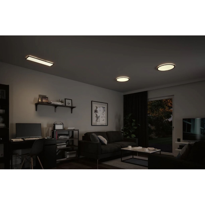 Paulmann 71016 - LED/22W Панель с регулированием яркости ATRIA 230V 4000K 42x42 см черный