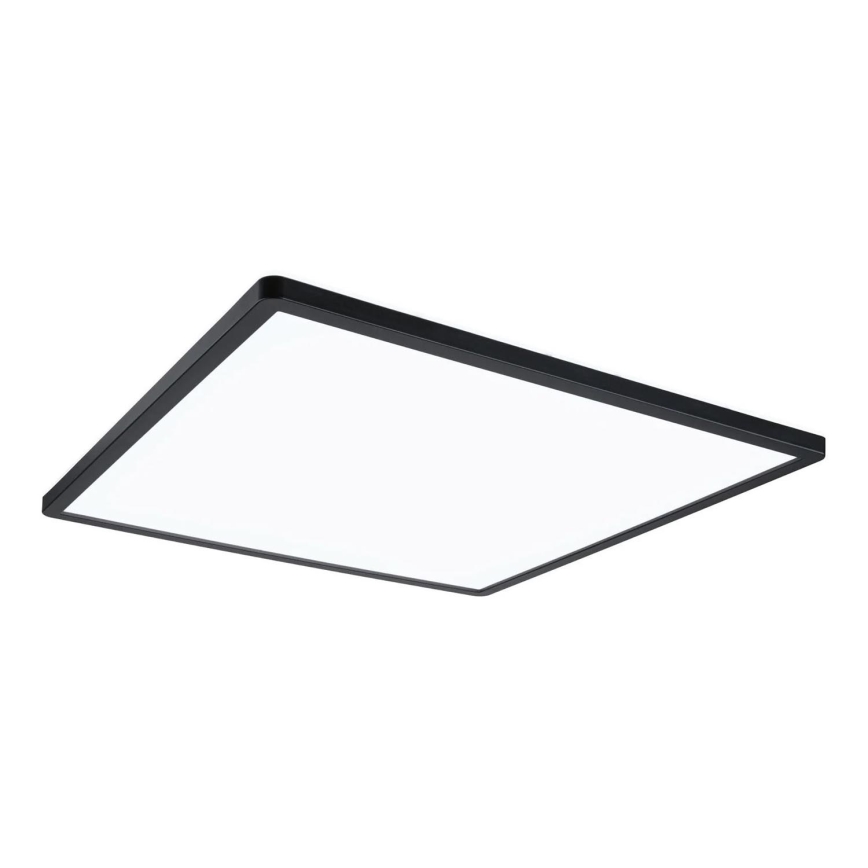 Paulmann 71016 - Светодиодная панель ATRIA 22 Вт с диммером 230В 4000К 42x42 см черная