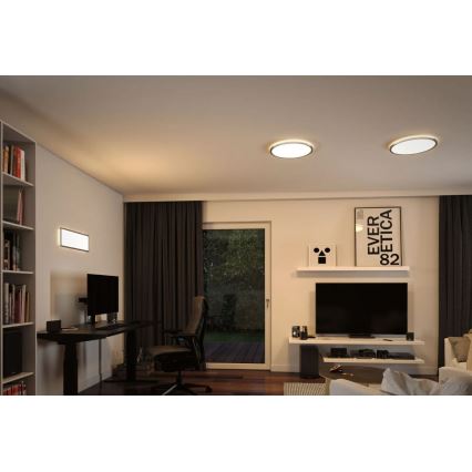 Paulmann 71020 - Світлодіодна панель RGBW 20 Вт ATRIA з регулюванням яскравості 230В 4000К 20x58 см + дистанційне керування