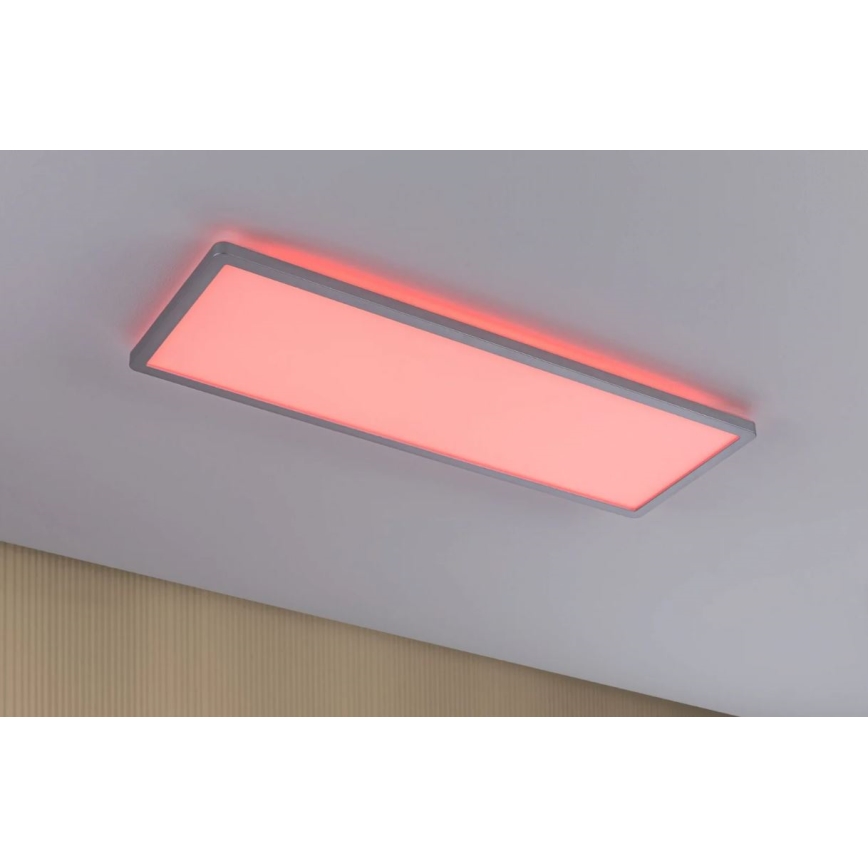 Paulmann 71020 - LED/20W RGBW Панель з регулюванням яскравості ATRIA 230V 4000K 20x58 см + пульт дистанційного керування