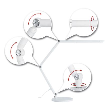 Paulmann 78911 - LED/10,6W Настільна лампа з регулюванням яскравості FLEXBAR 230V 3000/4000/6500K