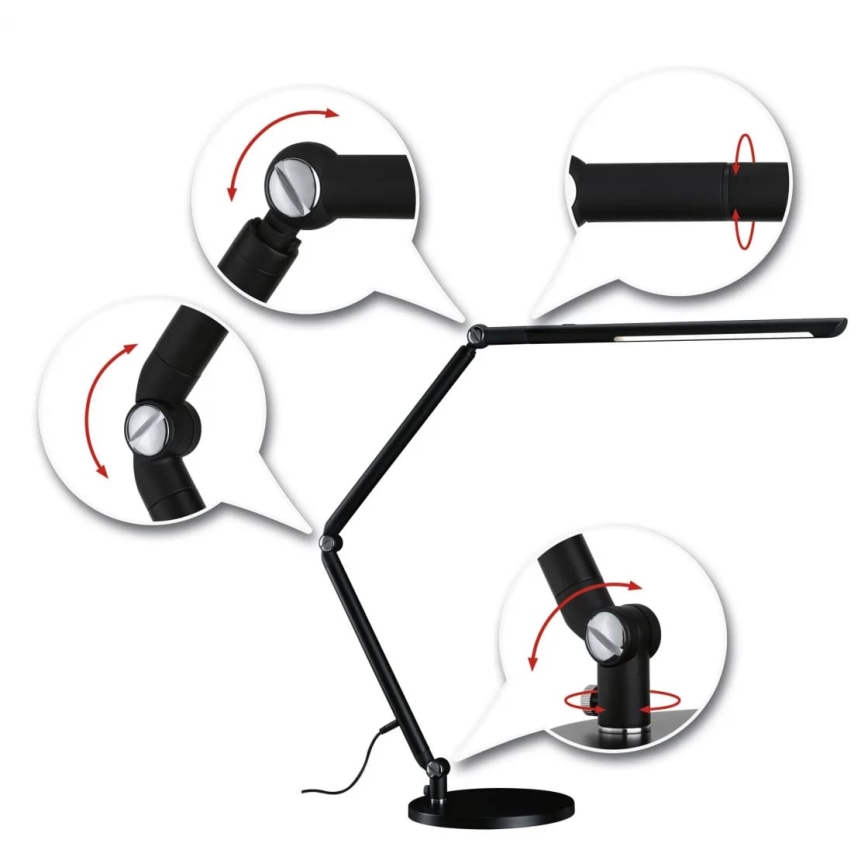 Paulmann 78912 - LED/10,6 Вт Регульована настільна лампа FLEXBAR 230В 3000/4000/6500K