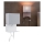Paulmann 78913 - LED/2,5W + 1xE27/40W Настінний світильник з полицею та USB MERANI 230V білий