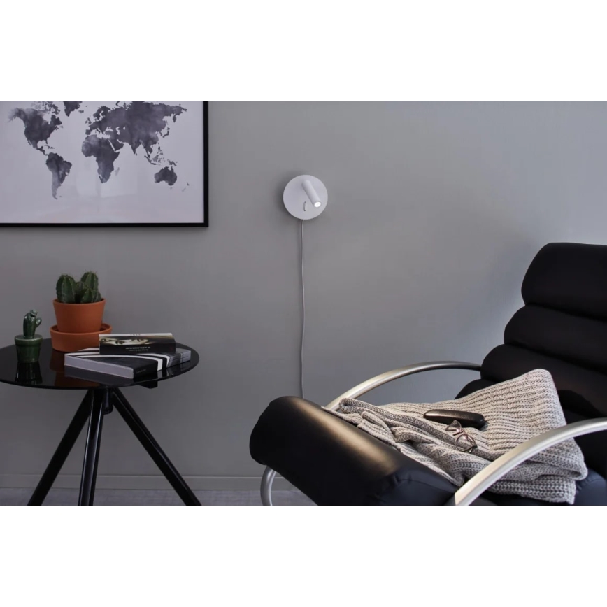 Paulmann 78917 - LED/3,2W Настінний світильник TABARI 230V білий
