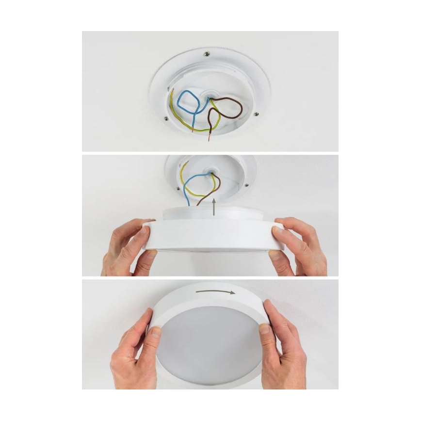 Paulmann 78923 - LED/13W IP44 Потолочный светильник для ванной комнаты с регулированием яркости AVIAR 230V