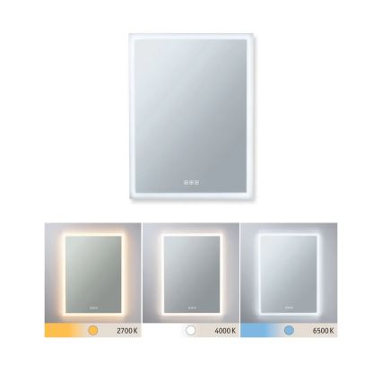 Paulmann 78951 - LED/22 Вт IP44 Регульоване дзеркало для ванної кімнати з підігрівом і підсвічуванням 230В