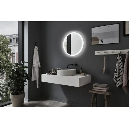 Paulmann 78952- LED/21W IP44 Дзеркало з регулюванням яскравості для ванної кімнати з підігрівом та із підсвіткою MIRA 230V