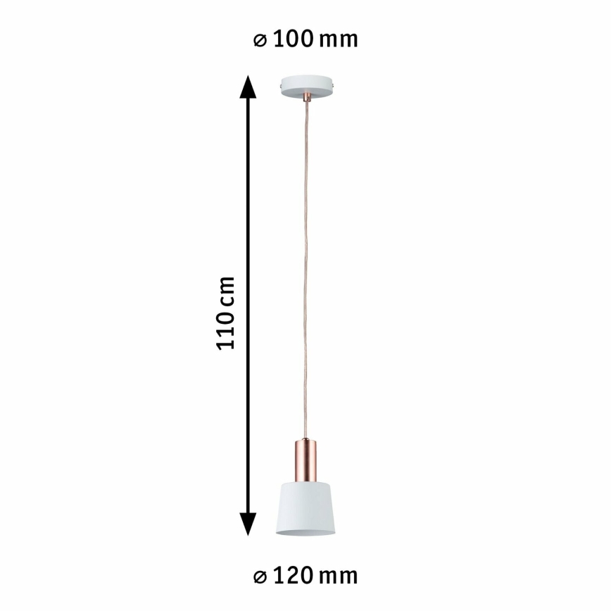 Paulmann 79656 - 1xE14/20W  Підвісна люстра NEORDIC HALDAR 230V