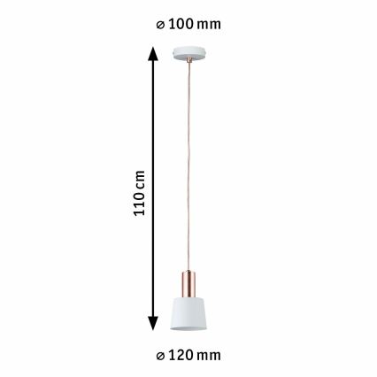 Paulmann 79656 - 1xE14/20W  Подвесная люстра NEORDIC HALDAR 230V
