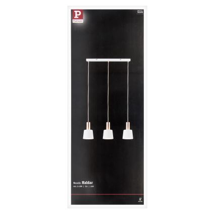 Paulmann 79657 - 3xE14/20W Подвесная люстра NEORDIC HALDAR 230V