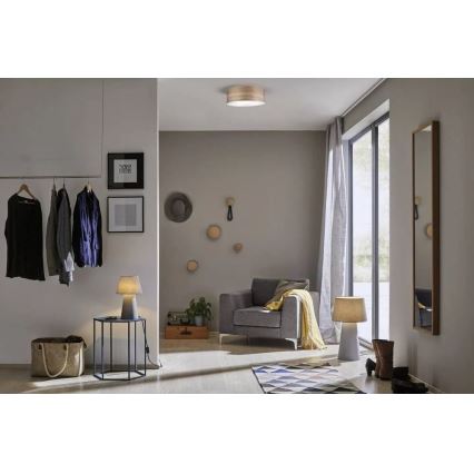 Paulmann 79687 - 3xE27/20W Потолочный светильник NEORDIC LISKA 230V орех