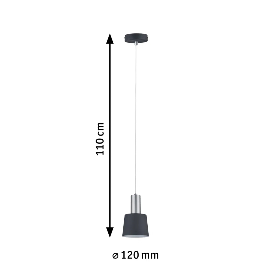 Paulmann 79691 - 1xE14/20W Подвесная люстра NEORDIC HALDAR 230V