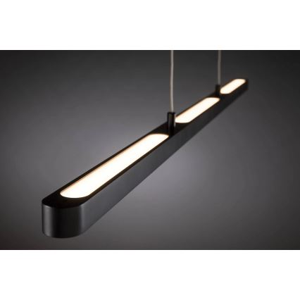 Paulmann 79693 - LED/42W Підвісна люстра з регулюванням яскравості LENTO 230V чорний
