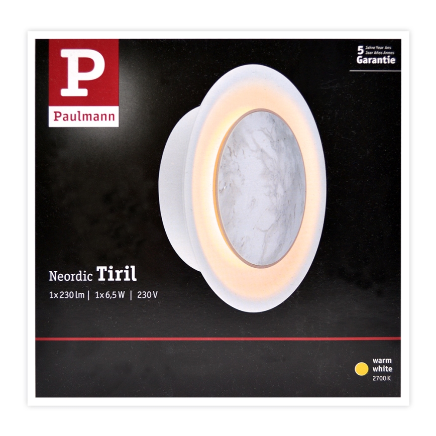 Paulmann 79700 - LED/6,5W Настінний світильник TIRIL 230V