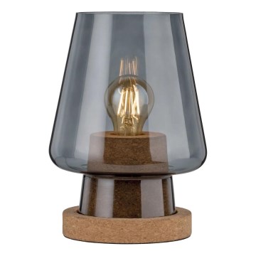 Paulmann 79736 - 1xE27/20W Настільна лампа IBEN 230V димчаста