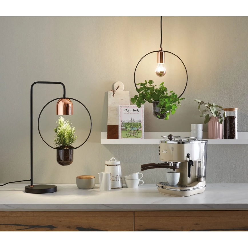 Paulmann 79746 - 1xGU10/20W Настольная лампа FANJA 230V дымчатая