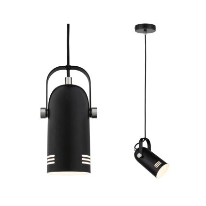 Paulmann 79766 - LED RGBW 1xE27/9W люстра на тросі LAVEA 230V чорна