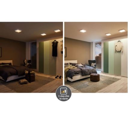 Paulmann 79795 - LED/13W Потолочный светильник CARPO 230V 2300/2500/3000K