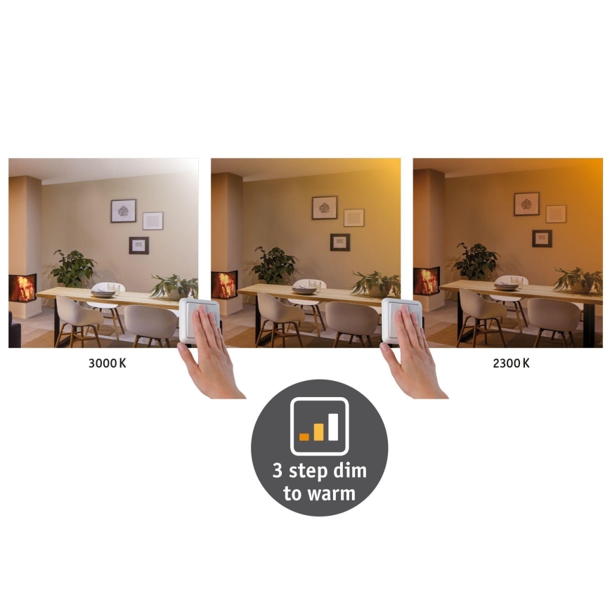 Paulmann 79801 - LED/13W Потолочный светильник CARPO 230V 2300/2500/3000K