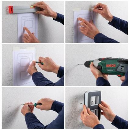 Paulmann 79842 - LED/0,2 Вт IP44 Сонячний номер будинку 1,2В 1500 мАг