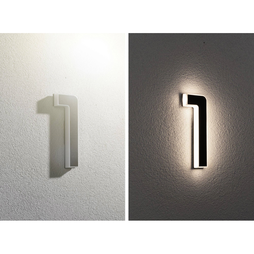 Paulmann 79842 - LED/0,2W IP44 Номер будинку на сонячній батареї 1,2V