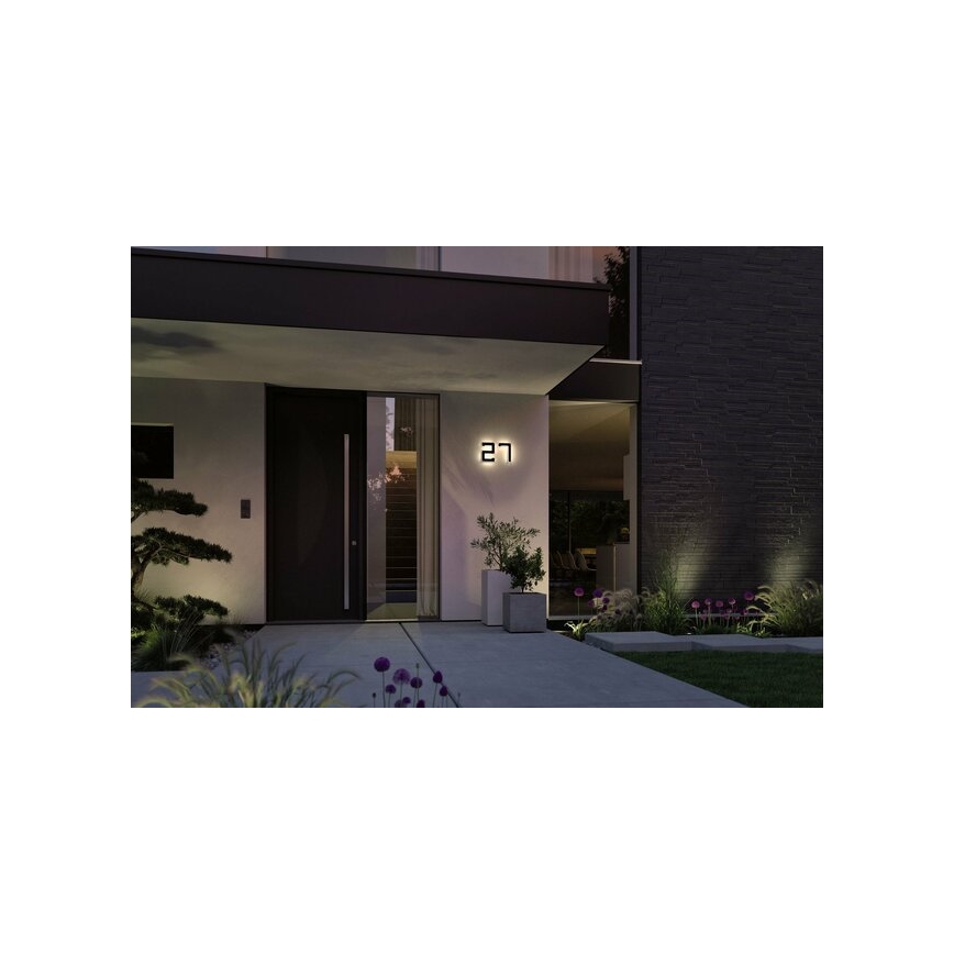 Paulmann 79842 - LED/0,2W IP44 Номер будинку з підсвіткою на сонячній батареї 1,2V 1500 mAh