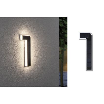 Paulmann 79842 - LED/0,2W IP44 Номер дома на солнечной батарее 1,2V 1500 mAh