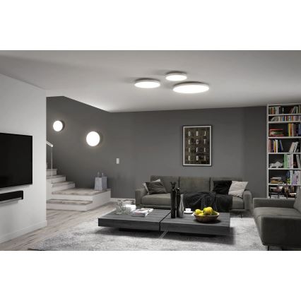Paulmann 79894 - LED/38W стельовий світильник VELORA 230V 3000/4000/6500K діаметр 60 см білий