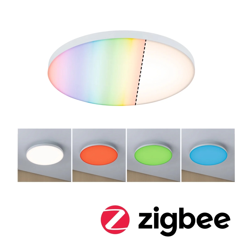 Paulmann 79897 - LED RGBW/22W Потолочный светильник с регулированием яркости SMART VELORA 230V