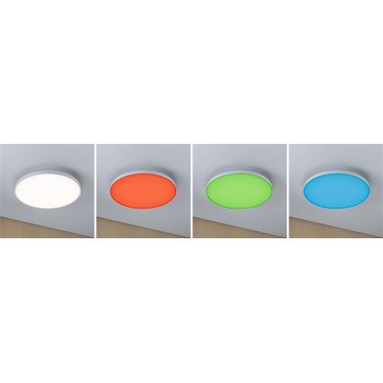 Paulmann 79897 - LED RGBW/22W Потолочный светильник с регулированием яркости SMART VELORA 230V