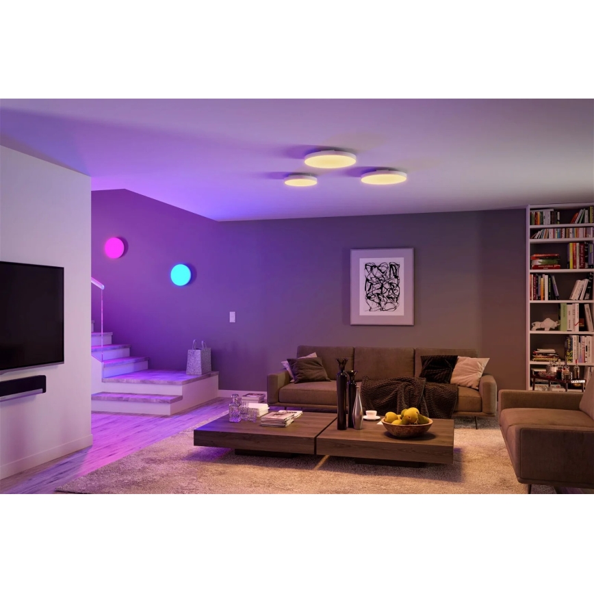 Paulmann 79899 - LED RGBW/16,5W Стельовий світильник з регулюванням яскравості SMART VELORA 230V