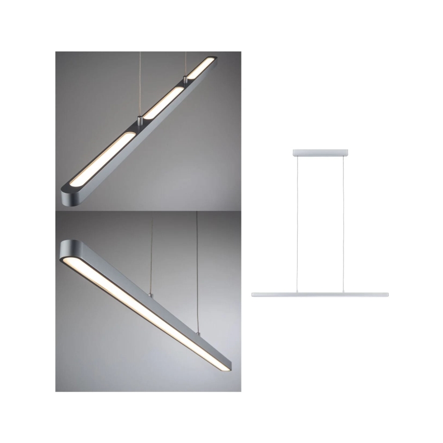 Paulmann 79900 - LED/42W Підвісна люстра з регулюванням яскравості LENTO 230V матовий хром