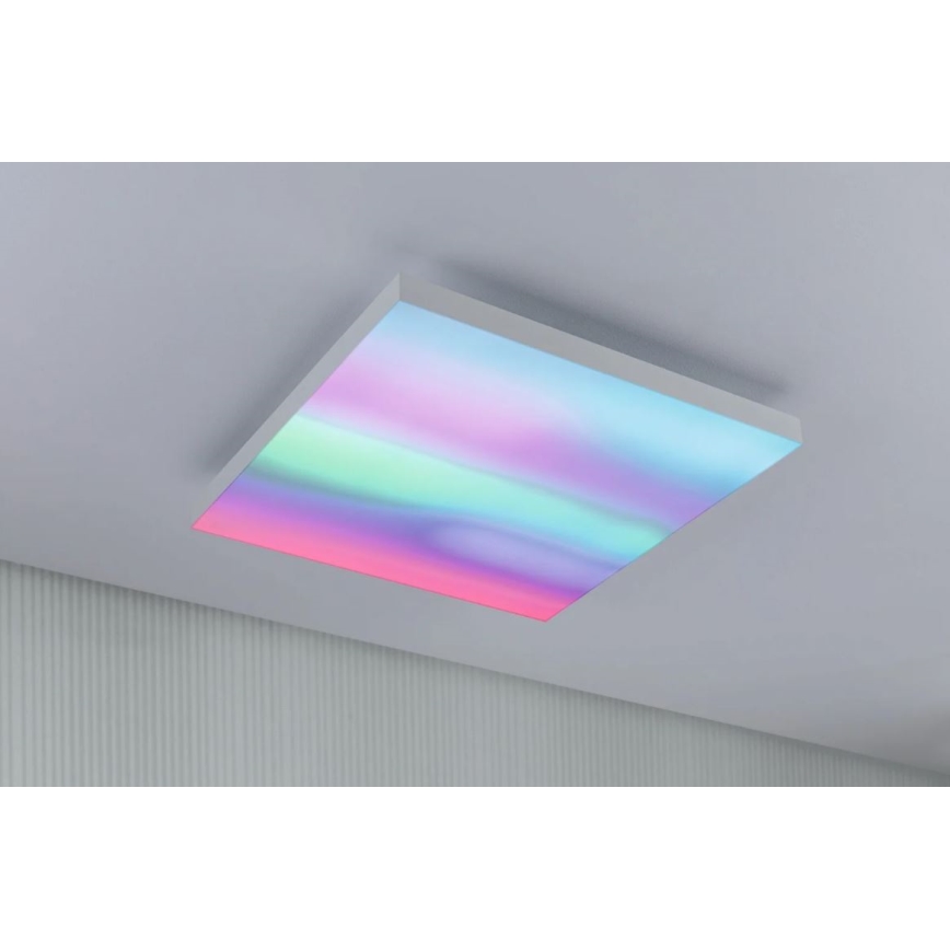 Paulmann 79905 - LED/19W Потолочный RGBW-светильник с регулированием яркости VELORA 230V 3000-6500K + дистанционное управление