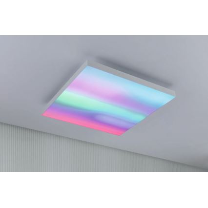 Paulmann 79905 - Світлодіодний 19 Вт RGBW димований стельовий світильник VELORA 230В 3000-6500K + дистанційне керування