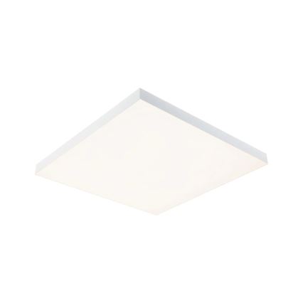 Paulmann 79910 - LED/31 Вт RGBW стельовий світильник LORIA з регулюванням яскравості 230 В 3000–6500 К 59,5×59,5 см білий + пульт дистанційного керування