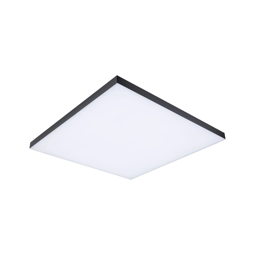 Paulmann 79913 - LED/31W RGBW Диммируемый потолочный светильник LORIA 230V 3000-6500K 59,5x59,5 cm черный + пульт дистанционного управления