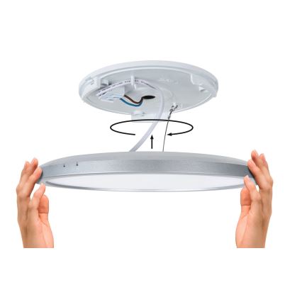 Paulmann 79920 - LED/11,2W Диммируемая панель ATRIA 230 В 3000K 19x19 см черная