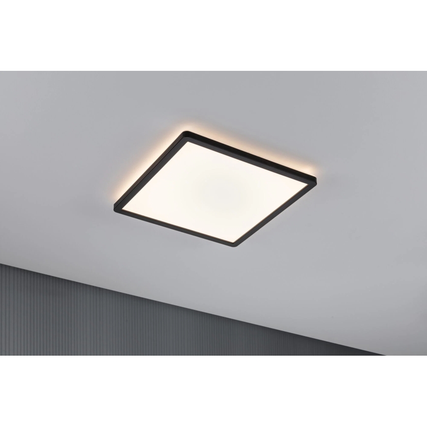 Paulmann 79921 - диммируемая светодиодная панель ATRIA LED/16 Вт 230 В 3000 К 29,3x29,3 см черная