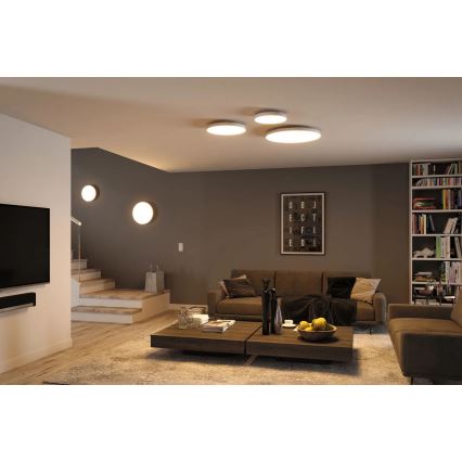 Paulmann 79928 - LED 22 Вт, диммируемый потолочный светильник LORIA, 230 В, 2700–6500 К, диаметр 40 см, белый