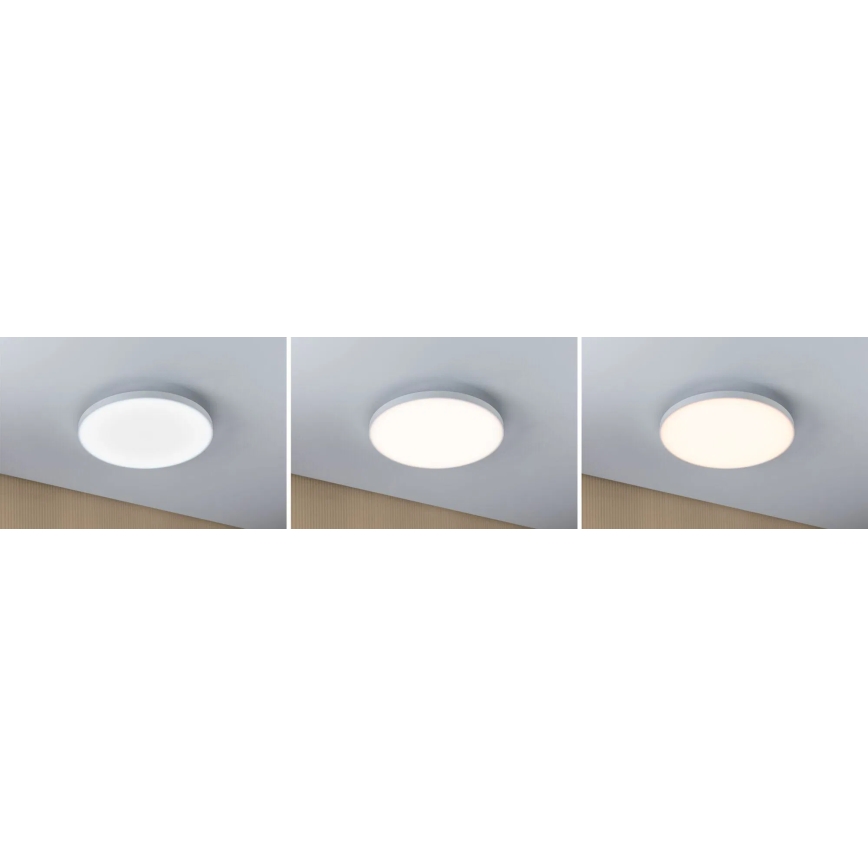 Paulmann 79928 - LED 22 Вт, диммируемый потолочный светильник LORIA, 230 В, 2700–6500 К, диаметр 40 см, белый