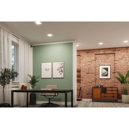 Paulmann 79948 - LED/12W IP44 Вбудований стельовий світильник для ванної кімнати VARIFIT з регульованою яскравістю 230V