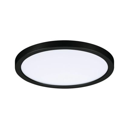 Paulmann 79965 - LED/13W IP44 вбудований стельовий світильник для ванної з регулюванням яскравості AREO, 230V, діаметр 17,5 см, чорний