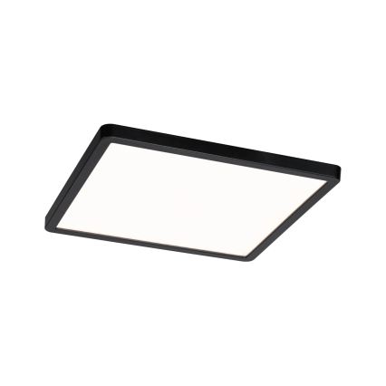 Paulmann 79967 - LED/16 Вт IP44 з регулюванням яскравості вбудований стельовий світильник для ванної кімнати AREO 230 В 23x23 см чорний