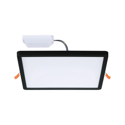 Paulmann 79967 - LED/16 Вт IP44 з регулюванням яскравості вбудований стельовий світильник для ванної кімнати AREO 230 В 23x23 см чорний