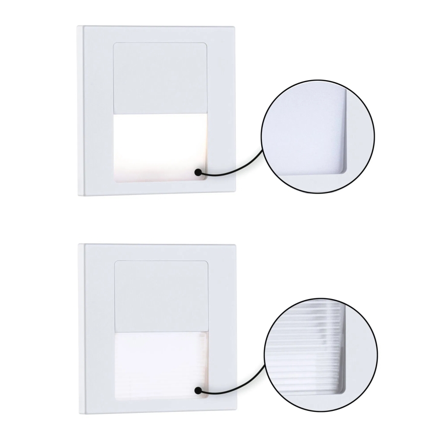 Paulmann 79999 - LED/1W Сходовий світильник TSARO 230V Follow/білий