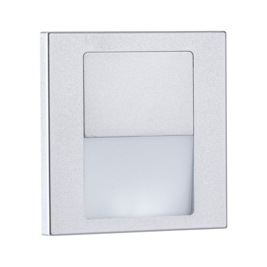 Paulmann 80000 - LED/1W Лестничный светильник TSARO 230V Follow/матовый хром
