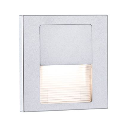 Paulmann 80000 - LED/1W Лестничный светильник TSARO 230V Follow/матовый хром