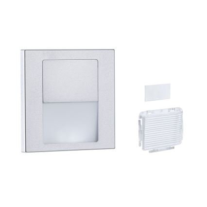 Paulmann 80000 - LED/1W Лестничный светильник TSARO 230V Follow/матовый хром