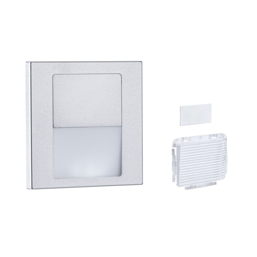 Paulmann 80000 - LED/1W Лестничный светильник TSARO 230V Follow/матовый хром